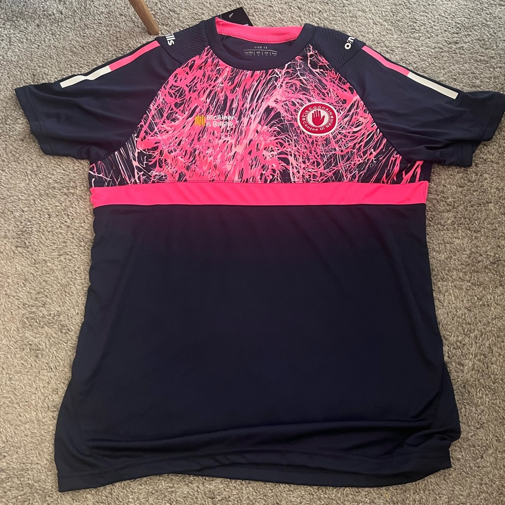 NWT GAA WOMENS JERSEY IN NAVY AND PINK 8